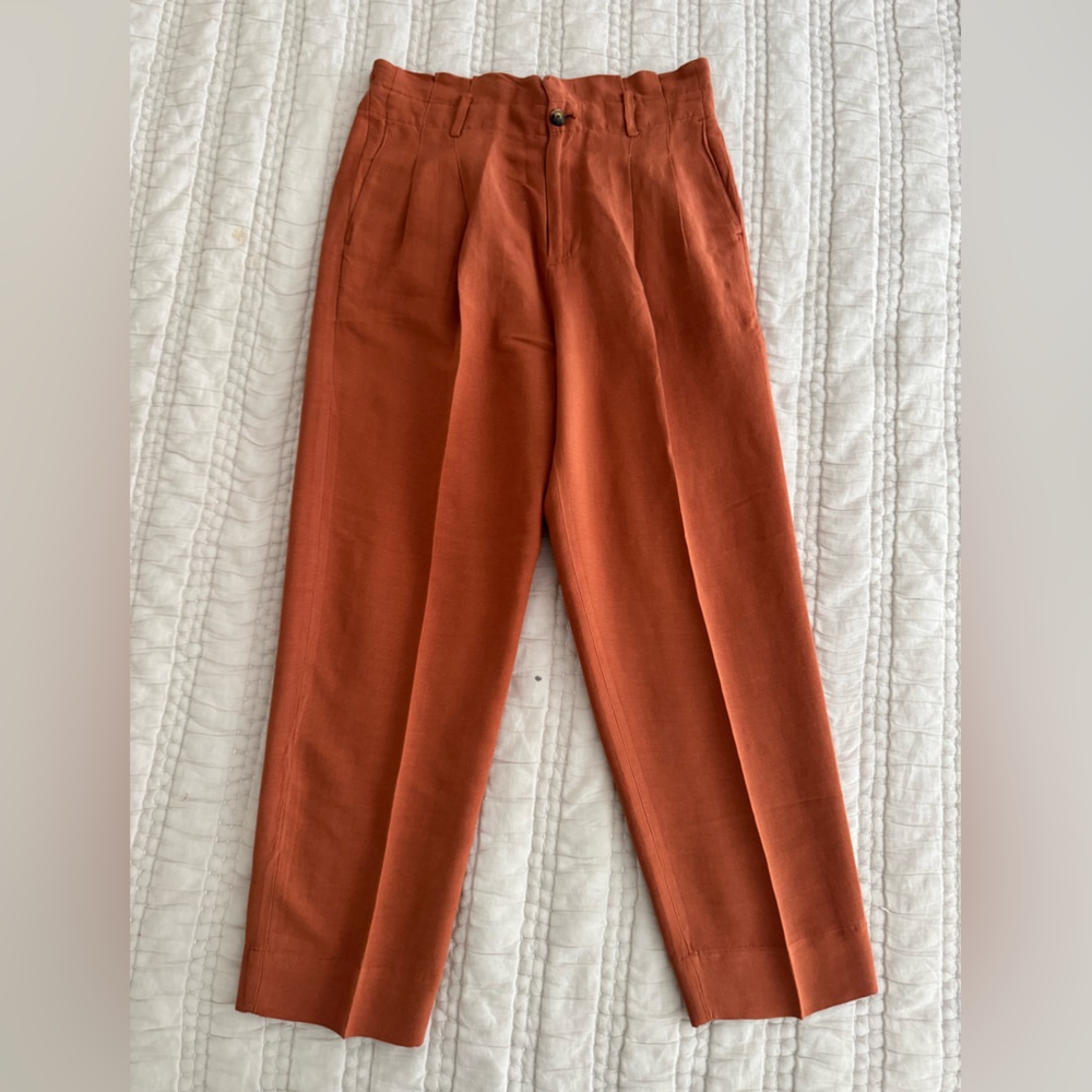 Madewell - 4 - Women’s Terracotta Trousers with Belt